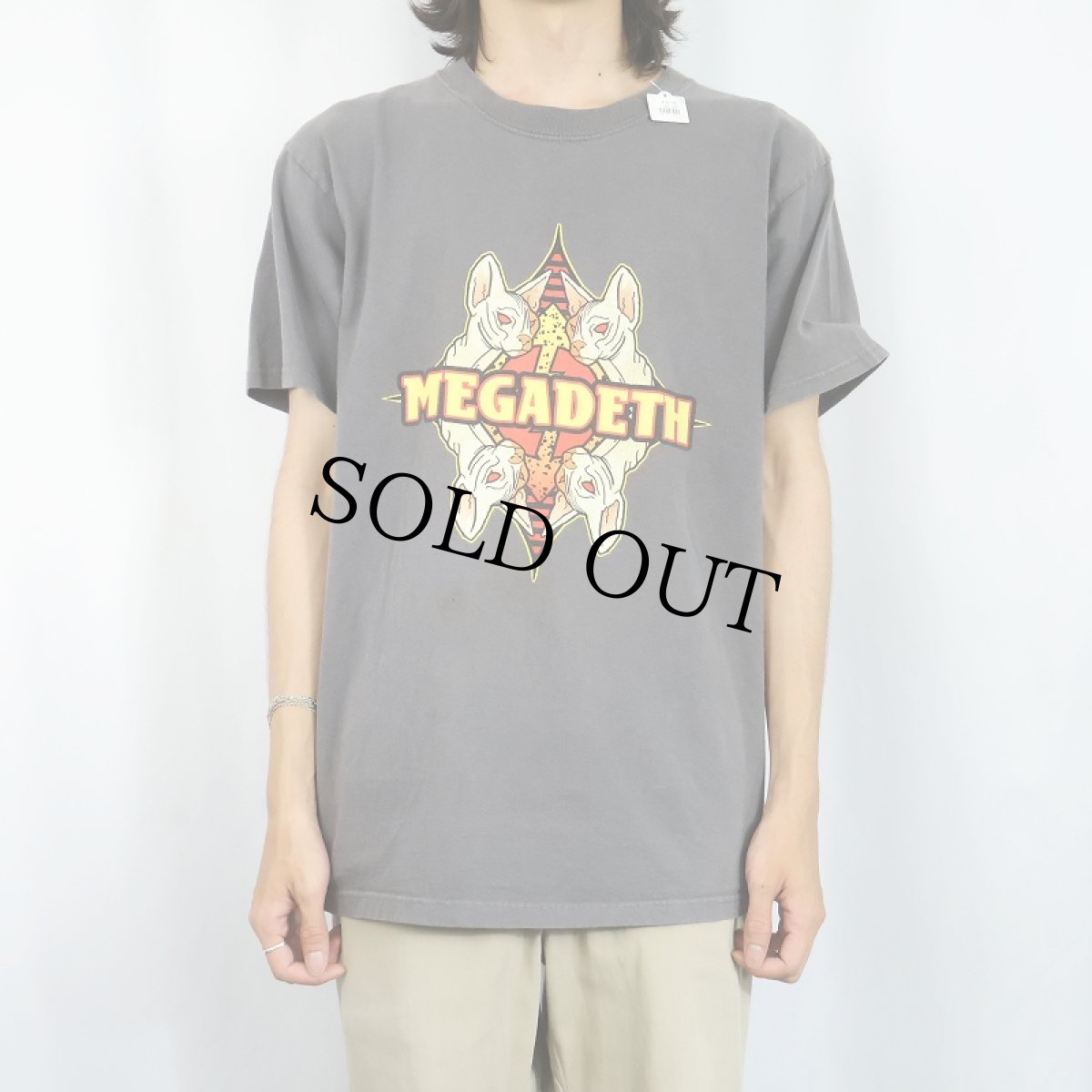 画像3: 1999 MEGADETH USA製 ヘヴィメタルバンド プリントTシャツ L (3)