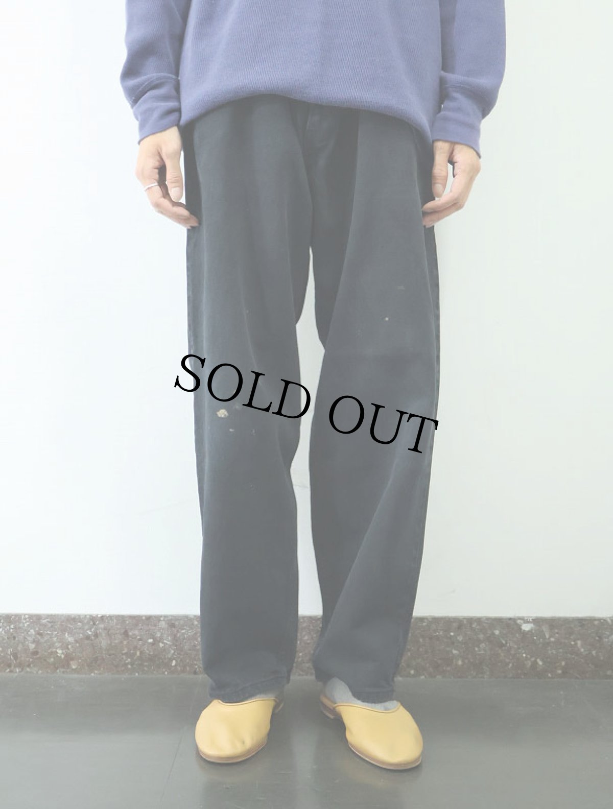 画像2: 2000's Levi's SILVERTAB "BAGGY" ブラックデニムパンツ W37 (2)