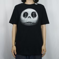 画像2: The Nightmare Before Christmas キャラクタープリントTシャツ BLACK L (2)