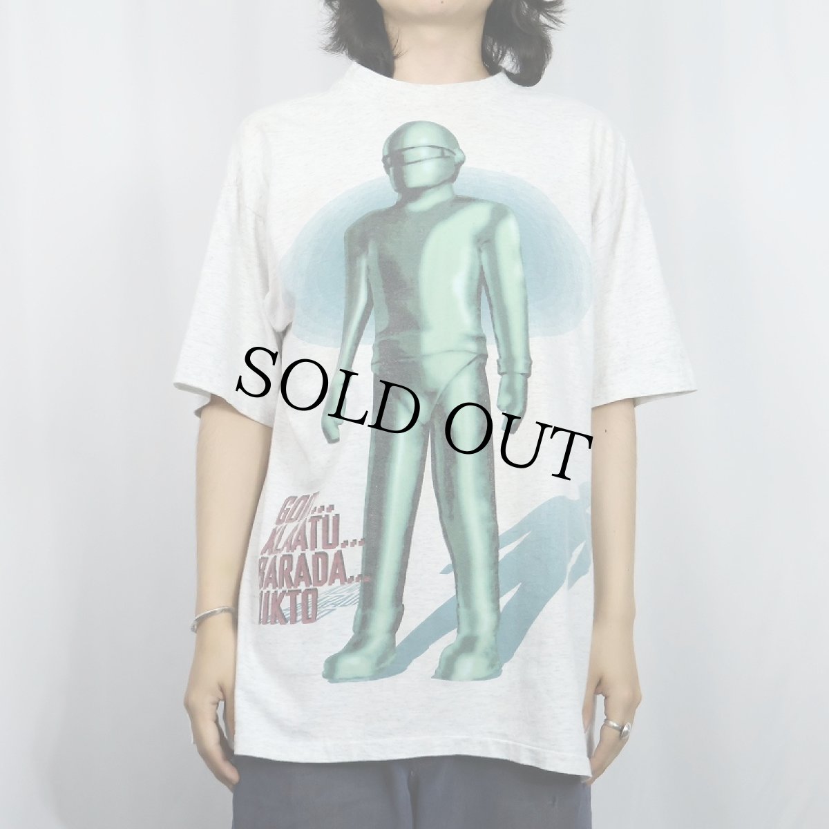 画像2: 90's The Day the Earth Stood Still USA製 SF映画プリントTシャツ XL (2)