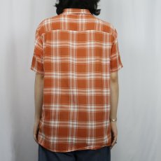 画像3: 2018SS Patagonia "ORGANIC COTTON" チェック柄 ちりめんシャツ L (3)