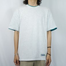 画像2: 90's DISCUS ATHLETIC レイヤードデザイン 無地Tシャツ L (2)