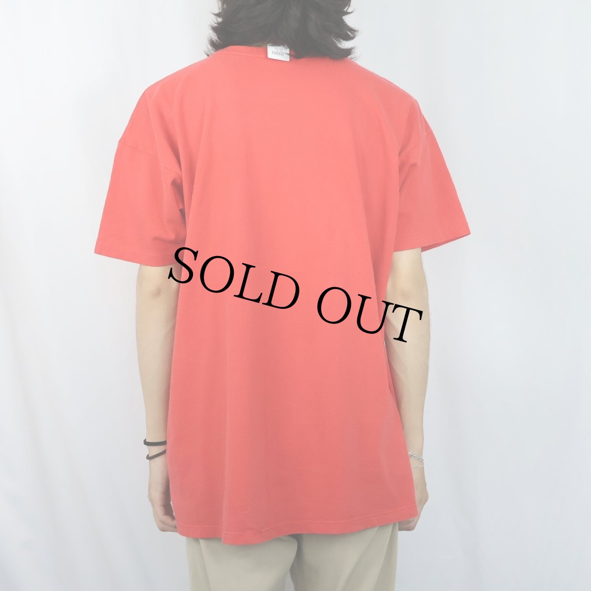 画像3: 90's Champion 青刺繍タグ 中期 USA製 "WISCONSIN" キャラクタープリントTシャツ XXL (3)