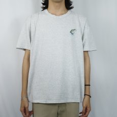 画像3: 80's USA製 "Catch and Release" 魚プリントTシャツ XL (3)