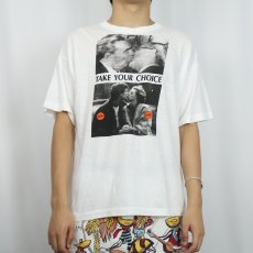画像2: 〜90’s "TAKE YOUR CHOICE" フォトプリントTシャツ XL  (2)