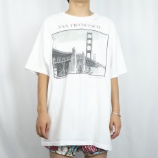 画像2: "SAN FRANCISCO GOLDEN GATE BRIDGE" フォトプリントTシャツ XXL (2)