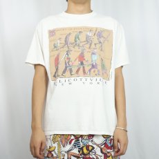 画像2: 90's Backcountry Clothing "THEORY OF EVOLUTION" イラストプリントTシャツ L (2)