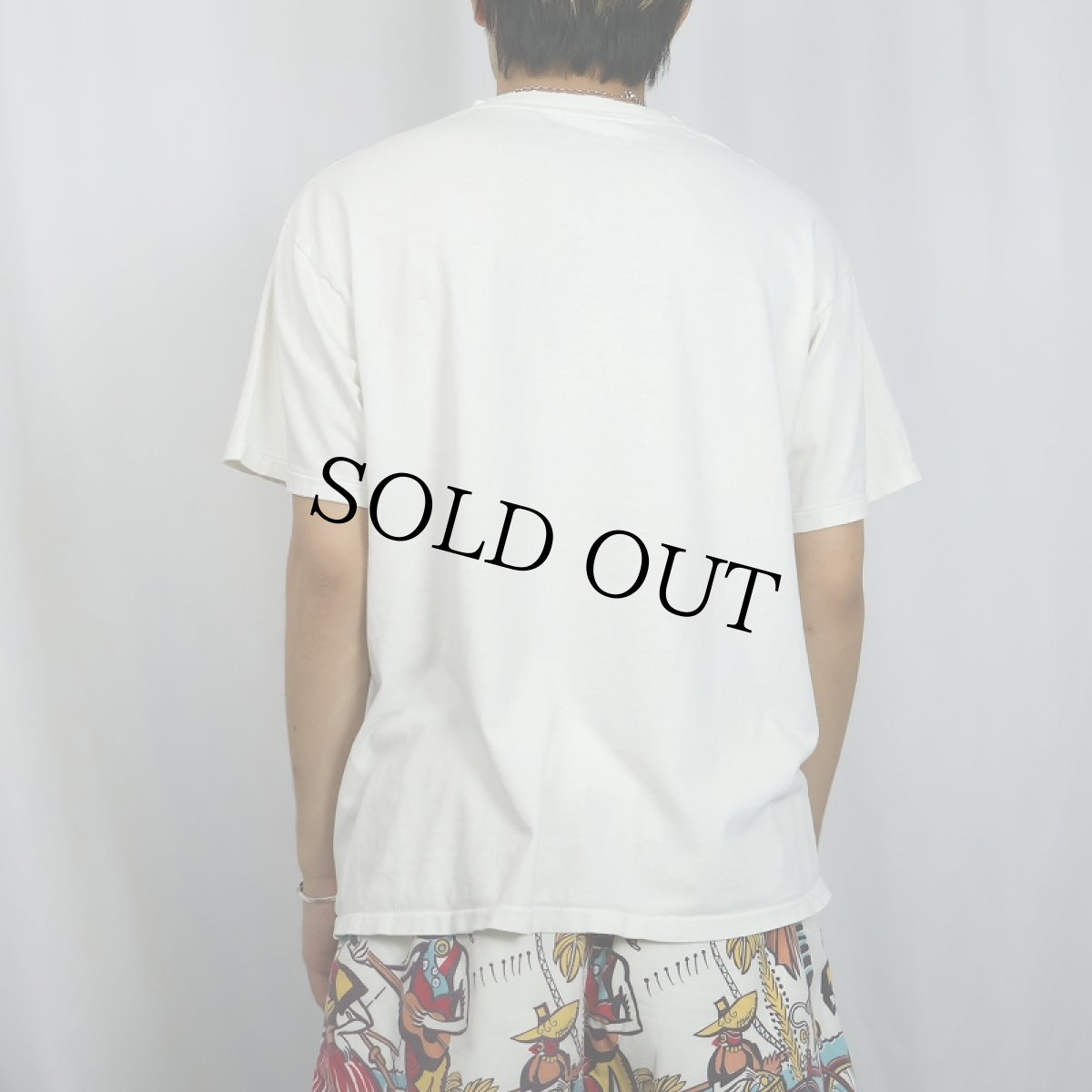 画像3: 90's Backcountry Clothing "THEORY OF EVOLUTION" イラストプリントTシャツ L (3)