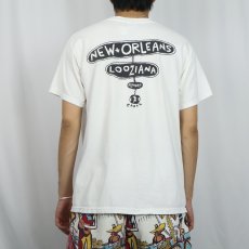 画像4: 90's〜 BIG HED "YOU'RE MAKIN ME CRAZY" アートプリントTシャツ L (4)