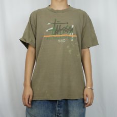 画像2: 90's STUSSY USA製 "ALL SEASON GEAR 580" ロゴプリントTシャツ XL (2)