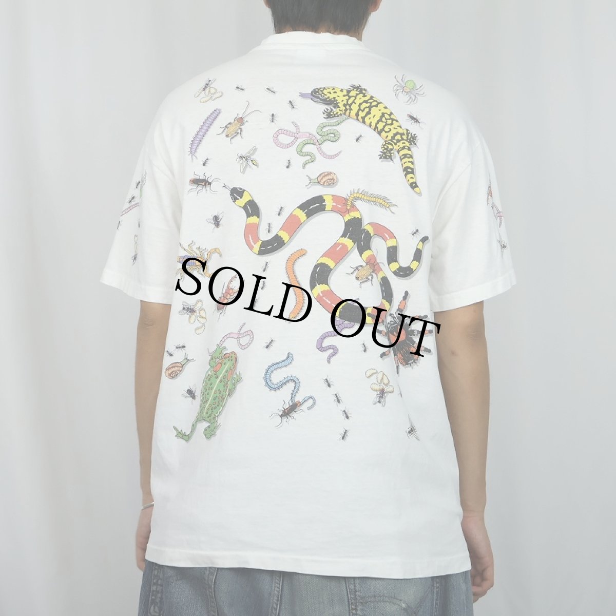 画像4: 90's DAN GILBERT USA製 "American Museum of Natural History" 大判プリントTシャツ L (4)