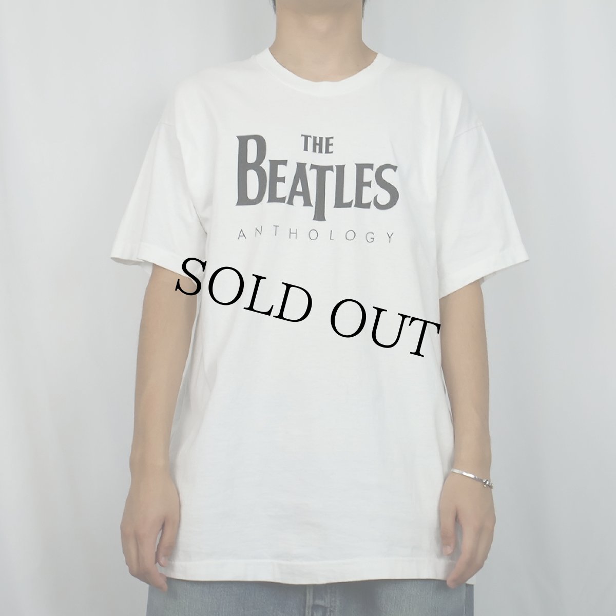 画像2: 90's THE BEATLES USA製 ロックバンドプリントTシャツ XL (2)