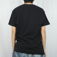 画像3: THE BEATLES ロックバンド ロゴプリントTシャツ BLACK L (3)
