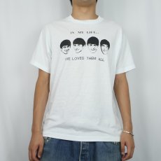 画像2: 90's THE BEATLES USA製 "IN MY LIFE..." ロックバンドプリントTシャツ L (2)