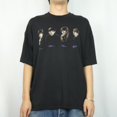 画像2: 90's〜 THE BEATLES ロックバンドプリントTシャツ BLACK XL (2)