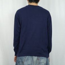 画像3: 80's RUSSELL ATHLETIC USA製 無地ロンT NAVY L (3)