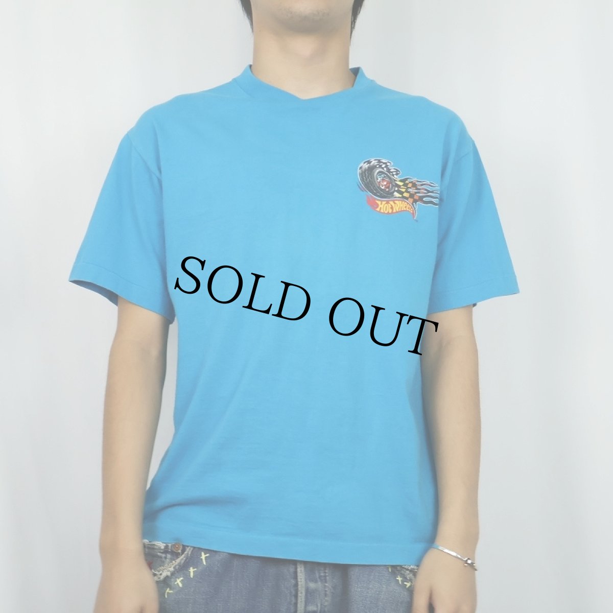 画像3: 90's Hot Wheels USA製 玩具メーカー ロゴプリントTシャツ XL (3)