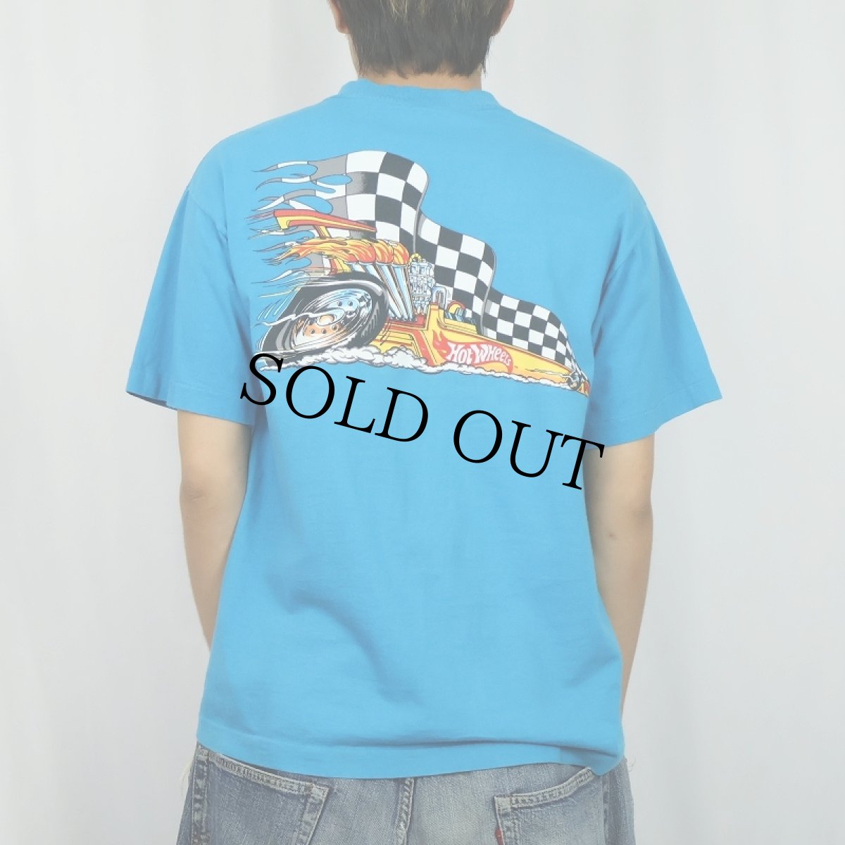 画像4: 90's Hot Wheels USA製 玩具メーカー ロゴプリントTシャツ XL (4)