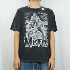 画像3: MISFITS × 伊藤潤二 ハードコアパンクバンド プリントTシャツ L (3)
