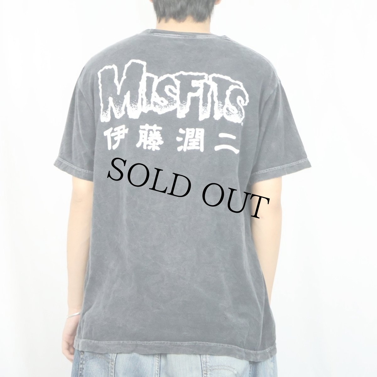 画像4: MISFITS × 伊藤潤二 ハードコアパンクバンド プリントTシャツ L (4)