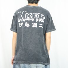 画像4: MISFITS × 伊藤潤二 ハードコアパンクバンド プリントTシャツ L (4)