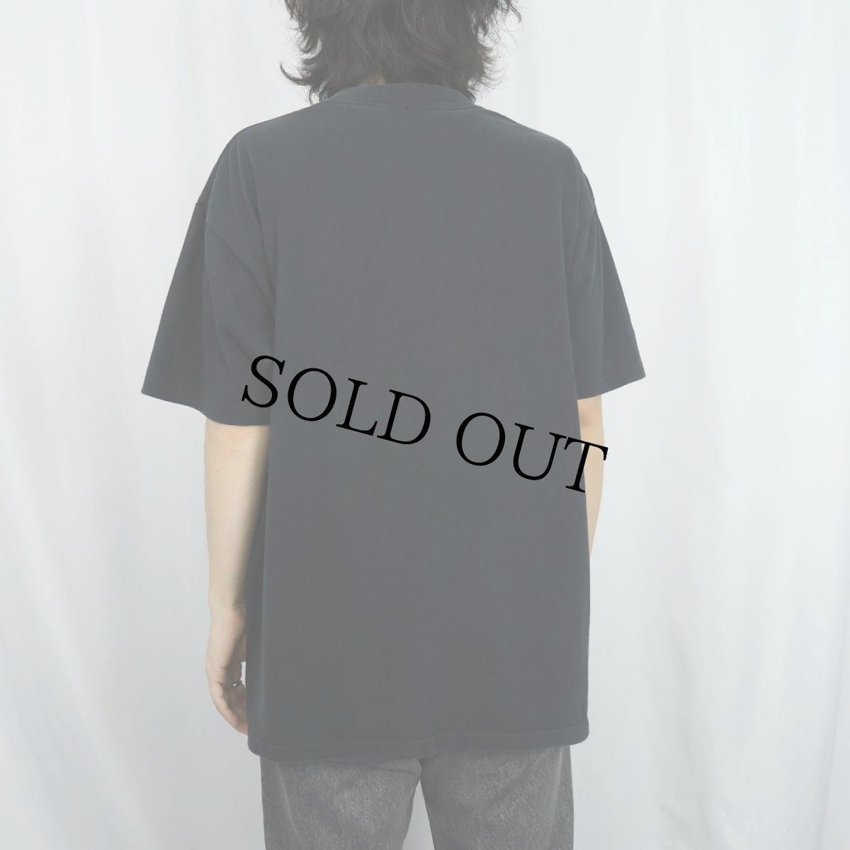 画像3: 90's〜 "UNABONGER" パロディプリントTシャツ BLACK (3)