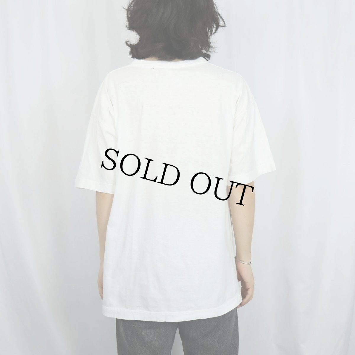 画像3: 2000's "Mickey Gone dread" キャラクターパロディプリントTシャツ (3)