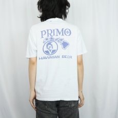 画像4: 70's "PRIMO HAWAIIAN BEER" ビールブランド プリントTシャツ L (4)