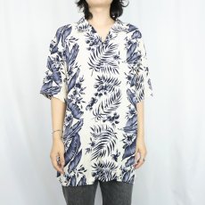画像2: POLO Ralph Lauren "CLAYTON" 総柄 ビスコースハワイアンシャツ L (2)