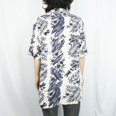 画像3: POLO Ralph Lauren "CLAYTON" 総柄 ビスコースハワイアンシャツ L (3)