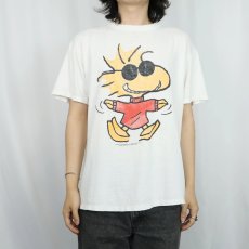 画像3: 90's PEANUTS USA製 "JOE COOL" キャラクターパロディプリントTシャツ L (3)