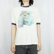 画像3: 90's THE BEATLES USA製 ロックバンドリンガーTシャツ M (3)