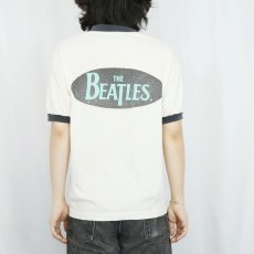 画像4: 90's THE BEATLES USA製 ロックバンドリンガーTシャツ M (4)