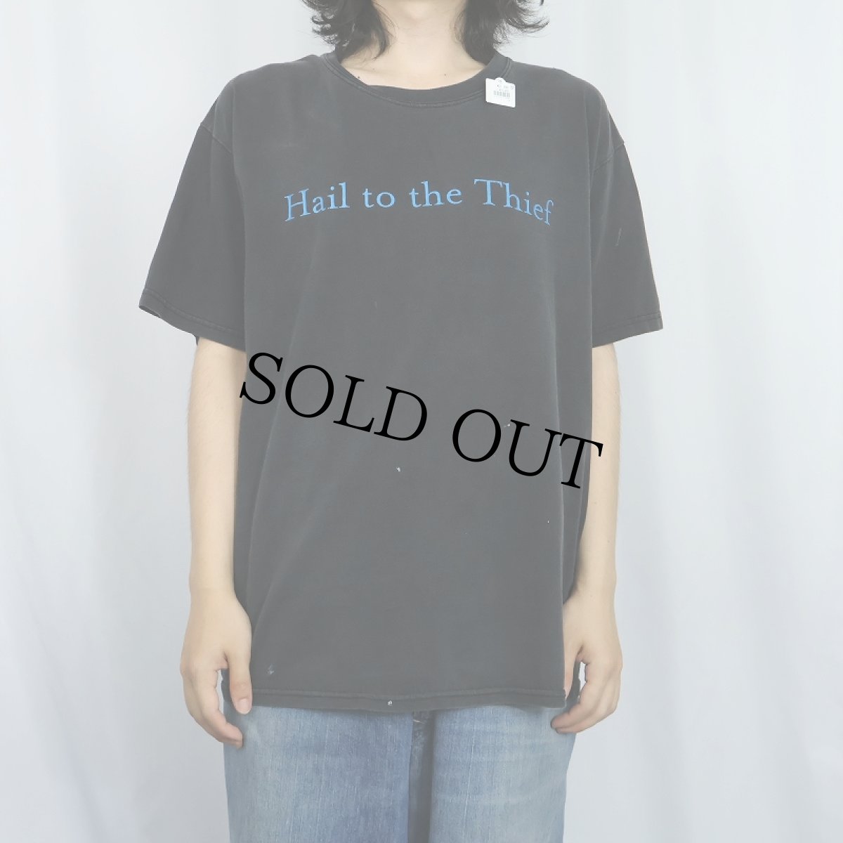 画像3: 2000's〜 RADIOHEAD "Hail to the Thief" ロックバンド アルバムプリントTシャツ BLACK L (3)