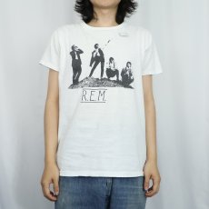 画像3: 80's R.E.M. "Fables of the Reconstruction" ロックバンドツアーTシャツ (3)
