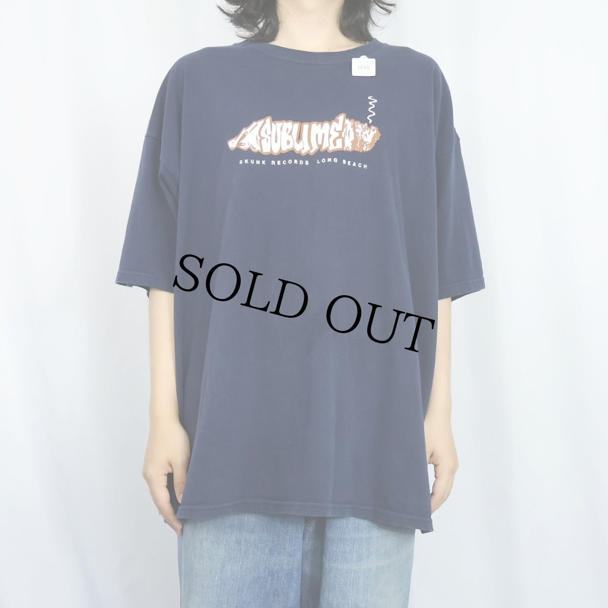 画像3: 90's〜 SUBLIME "Skunk Records" ロックバンドTシャツ NAVY 2XL (3)