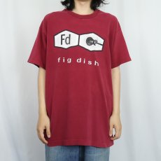 画像2: 90's Fig Dish USA製 オルタナティブ・ロックバンド プリントTシャツ XL (2)