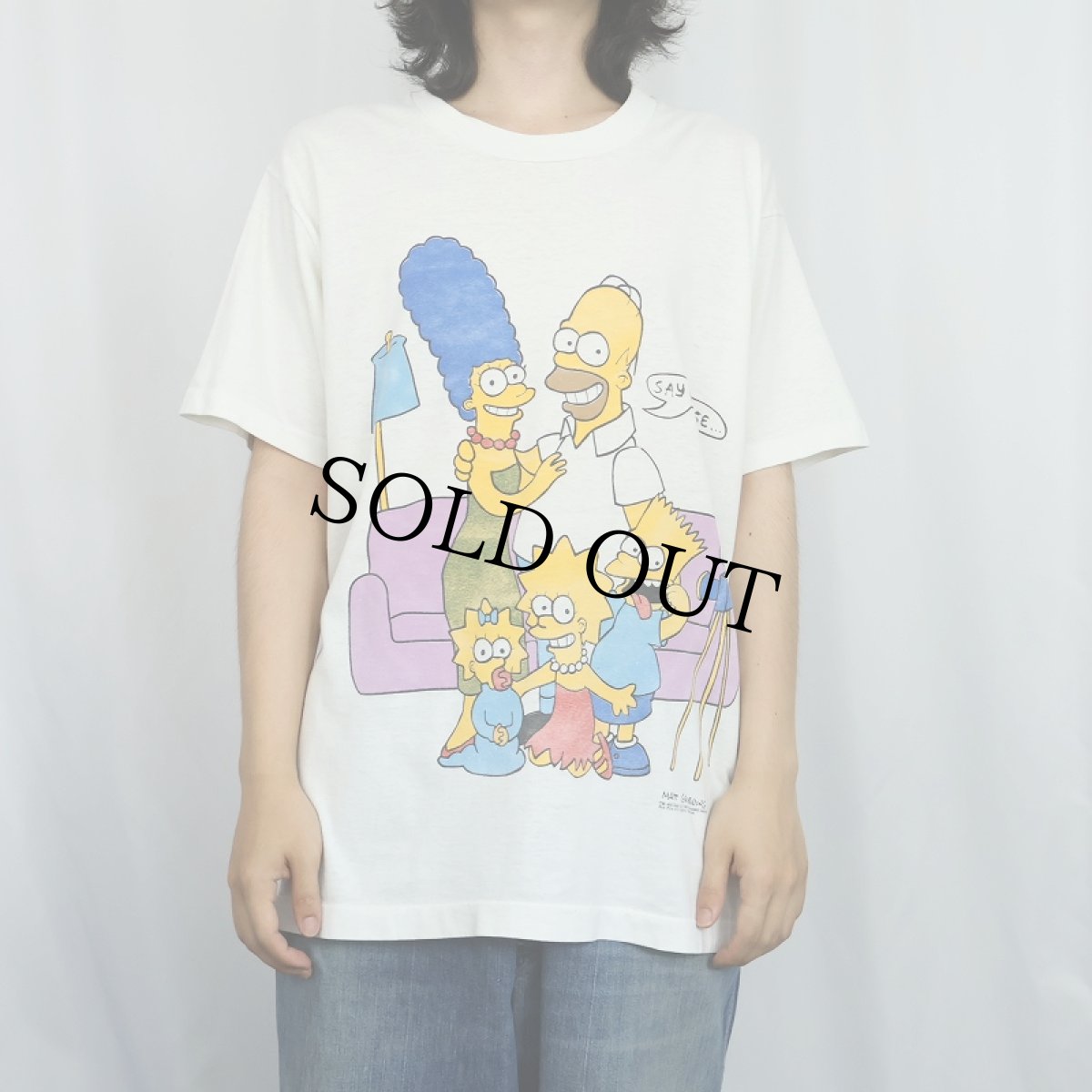 画像3: 90's THE SIMPSONS CANADA製 "SAY CHEESE..." キャラクタープリントTシャツ XL (3)