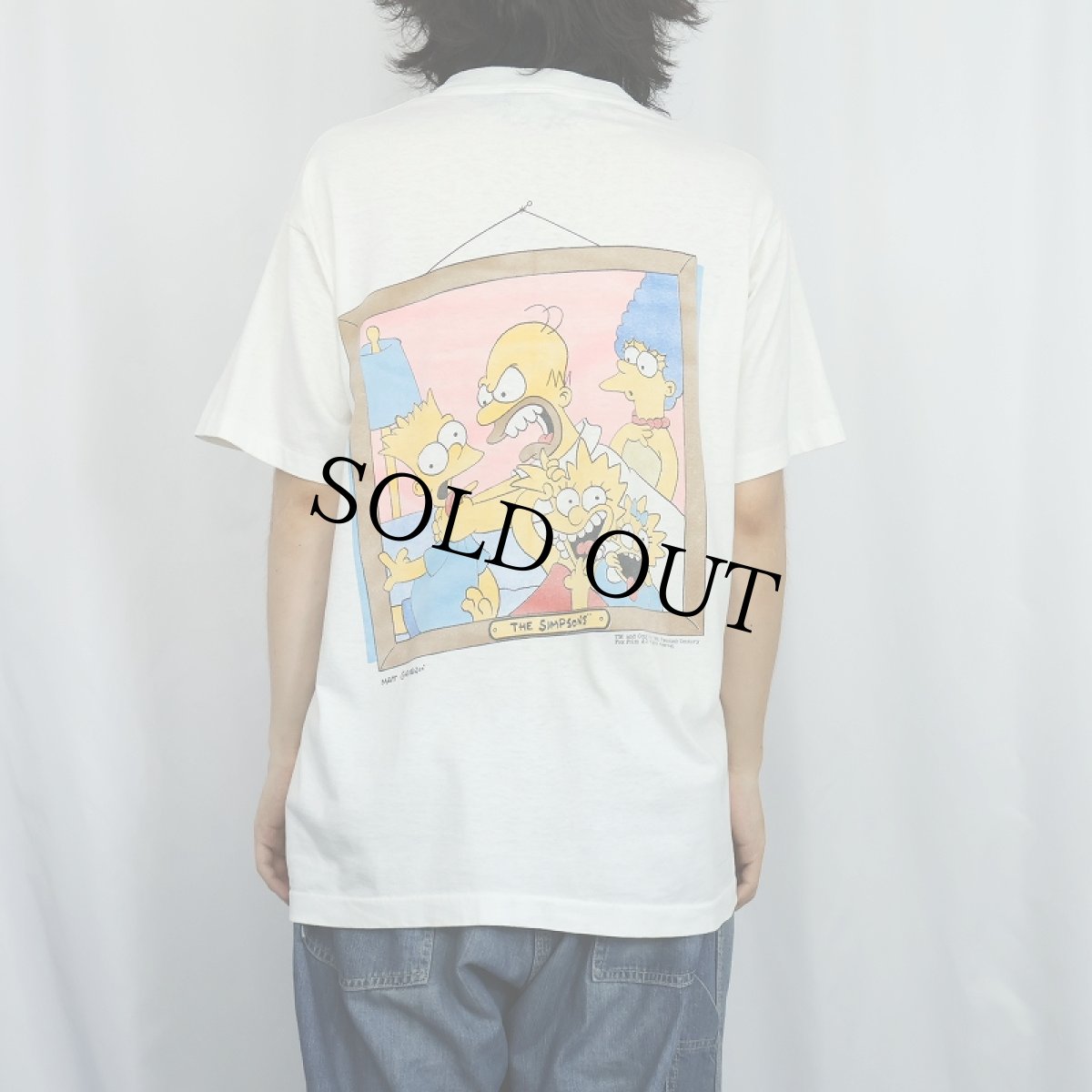 画像4: 90's THE SIMPSONS CANADA製 "SAY CHEESE..." キャラクタープリントTシャツ XL (4)