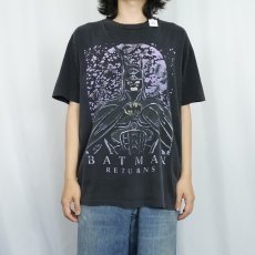 画像2: 90's DC COMICS "BATMAN RETURNS" キャラクタープリントTシャツ BLACK (2)