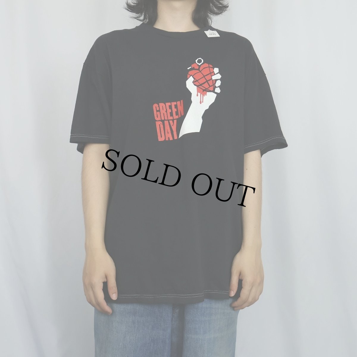 画像3: 2000's GREEN DAY "2005 american idiot" ロックバンド ツアープリントTシャツ BLACK XL (3)