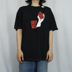 画像3: 2000's GREEN DAY "2005 american idiot" ロックバンド ツアープリントTシャツ BLACK XL (3)