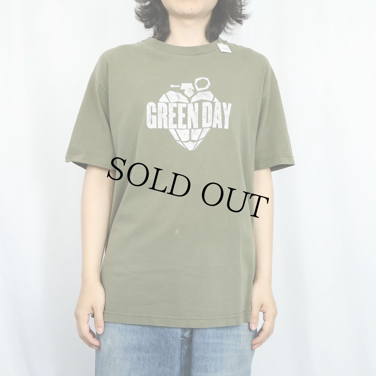 画像2: 2000's GREEN DAY "american idiot" ロックバンドプリントTシャツ L (2)