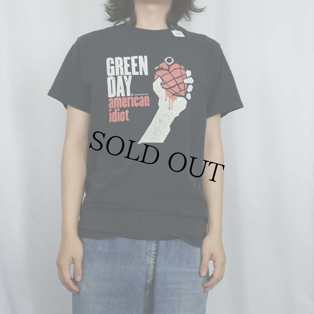 画像2: GREEN DAY "american idiot" ロックバンド アルバムプリントTシャツ BLACK M (2)