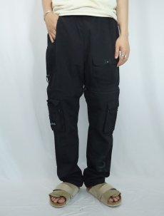 画像1: 【SALE】 Kiy.Tech ドッキングデザイン ナイロンカーゴパンツ M (1)