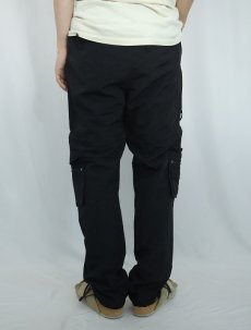 画像2: 【SALE】 Kiy.Tech ドッキングデザイン ナイロンカーゴパンツ M (2)