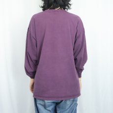 画像3: 90's RUSSELL ATHLETIC USA製 "HIGH COTTON" ロゴプリント ポケットロンT XL (3)