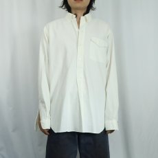 画像2: Ralph Lauren 3点留め× マチ付き コットンプルオーバーボタンダウンシャツ M (2)