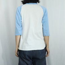 画像3: 90's USA製 "STARFISH" プリントラグランTシャツ L (3)