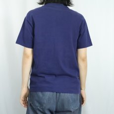 画像3: 90's USA製 アーガイル柄 プリントTシャツ NAVY XL (3)